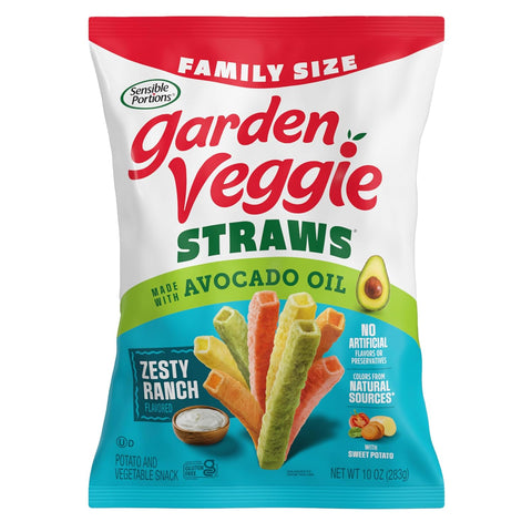 Sensible Portions Garden Veggie Sea Salt Straws 7 oz