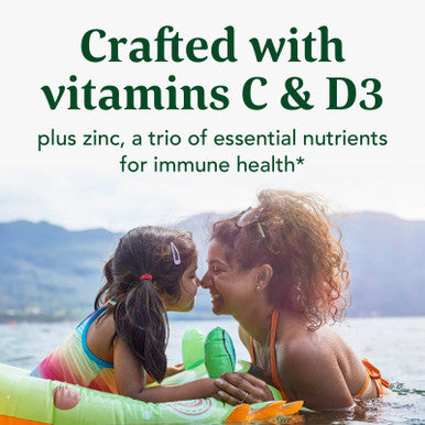 MegaFood Daily Immune Support - Immune Support Supplement With Vitamin C Vitamin D Zinc Astragalus Root And More - Vitamins For Women & Men - Non-Gmo - Made Without 9 Food Allergens - 60 Tabs