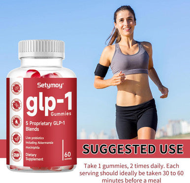 Glp-1 Supplement Gummies With Akkermansia Probiotic, Berberine, Glp 1 Probiotic Gummy For Women And Men 60 Gummies