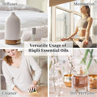 Essential Oils for Diffusers for Home,Natural Pure Aromatherapy Oils Gift Set for Humidifiers,Skin Care,Hair Care,Massage,Spray,Soak Making
