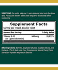 Nature's Bounty Vitamin B12 Supports Energy Metabolism And Nervous System Health 500Mcg Tablets 100 Ct (Pack Of 2)