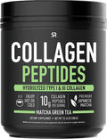 Sports Research Collagen Powder Supplement Vital for Healthy Joints Bones Nails Hydrolyzed Protein Peptides Great Keto Friendly Nutrition for Men Women Mix in Drinks Matcha 10.16 Oz
