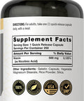 Carlyle Niacin 500mg | 250 Capsules | Non-GMO, Gluten Free