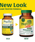 MegaFood Women'S 55+ Advanced Multivitamin For Women - Doctor-Formulated With Choline Vitamin D3 Vitamin B12 Biotin - Plus Real Food - Optimal Aging Vegetarian - 120 Tabs (60 Servings)