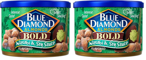 Blue Diamond Almonds, Classic Blueberry Flavored Sweet Snack Nuts, Non-GMO, Kosher, and No Gluten Ingredients or Artificial Flavors, Great size for On-the-go, Lunch, Adults and Kids, 6oz Can