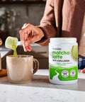 NativePath Collagen Peptides - Hydrolyzed Type 1 & 3 Collagen. Keto & Paleo Grass-Fed Protein Powder for Hair Skin Nails Bones Joints Digestion and More - No Gluten or Dairy (Matcha Latte 230g)