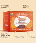 Four Sigmatic Lion'S Mane Elixir Mushroom Coffee Tive By | Organic Lion'S Mane Mushroom Powder Rhodiola & Rose Hips | Immune & Memory Support | Paleo | Pack Of 20
