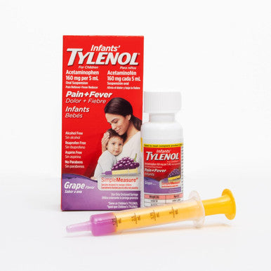 Tylenol Infants Acetaminophen Liquid Medicine Grape 2 fl. oz