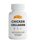 SIRUNES Chicken Collagen Capsules - Type Ii Collagen Nutritional Supplement For Joint, Skin & Bone Support - Non-Gmo, Anti-Aging Dietary Supplements With Hydrolyzed Collagen Peptides - 120 Capsules