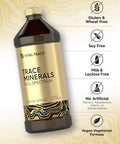 Carlyle Trace Mineral Drops | 16 fl oz | Full Spectrum Minerals Supplement | Vegetarian Non-GMO and Gluten Liquid | by Vital Trace