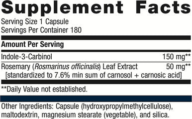 Metagenics Meta I 3 C - 150 g Indole-3-Carbinol - Supports Estrogen Hormone Balance - Metabolic Supplement - Vegetarian & Gluten- - 180 Capsules