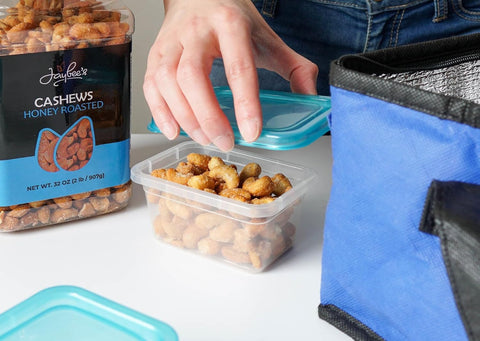 Honey Roasted Cashews - 32 oz Reusable Container | Gourmet Nuts Coated with Sweet & Natural Honey | Roasted to Perfection | Healthy Everyday Snack | Vegan | Kosher | Hand-Picked | Sweet & Crunchy