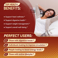 Aumeto Cayenne Pepper Capsules - Ultra complex with Cinnamon Ginger Cardamom Hawthorn Berry - Support Digestion Circulation & Overall Wellness (180 count (pack of 1))