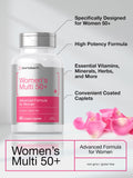 Horbaach Women's Multivitamin 50 Plus 60 Coated Caplets Advanced Vitamin Formula NonGMO and Gluten Free Supplement