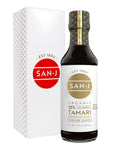 San-J - Organic Gluten Free Tamari Soy Sauce with 50% Less Sodium - Made with 100% Whole Soy - Specially Brewed - 10 oz. Bottle