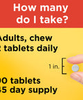 Nature Made Extra Strength Dosage Chewable Vitamin C 1000 Mg Per Serving Dietary Supplement For Immune Support 90 Tablets 45 Day Supply