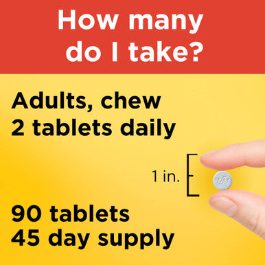 Nature Made Extra Strength Dosage Chewable Vitamin C 1000 Mg Per Serving Dietary Supplement For Immune Support 90 Tablets 45 Day Supply