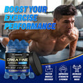 GummiJoy | Creatine Gummies 5000mg | 120 Max Strength Muscle Growth | Recovery Supplements for Men & Women | Creatine Monohydrate Plus B12 and L-Taurine | Blueberry Flavour | 1 Month Supply