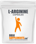 BulkSupplements L-Arginine Base L-Arginine 1000mg - Amino Energy Pre Workout - Arginine Pills - Amino Acid Arginine (100 Gelatin Capsules)