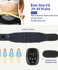 Hongjing Red Light Massage Decompression Belt For Instant Lower Back Pain Relief Pump Up Lumbar Support Brace Inflatable Back Reliever With Electric Pump One Sizes Fits 29-49 Waist