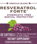 Nature'S Way Resveratrol-Forte, Protects From Free Radicals*, 60 Softgels