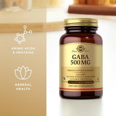 Solgar Gaba 500 Mg - 50 Vegetable Capsules