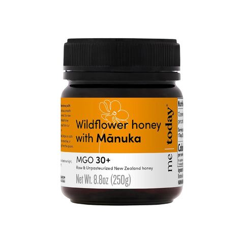 me today - Wildflower Honey with Manuka MGO 30+ from New Zealand (17.6 oz) Authentic, Raw & Unpasteurized