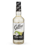 Collins Sugar Free Simple Syrup, Made with Allulose and Monk Fruit Extract, Cocktail Syrup and Coffee Sweetener, 32 Ounces, Set of 1