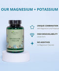 Magnesium + Potassium VegaveroÃƒâ€šÃ‚Â® | High Strength Citrate Forms | 180 Vegan Capsules | Electrolytes for Hydration & Recovery