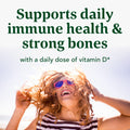 MegaFood Vitamin D3 1000 Iu (25 Mcg) - Immune Support Supplement - Bone Health - With Easily-Absorbed Vitamin D3 Plus Real Food - Non-Gmo Vegetarian - Made Without 9 Food Allergens - 60 Tabs