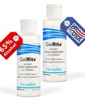 GelRite Instant Hand Sanitizer Gel 4 Ounce Travel Size 6 Pack Rinse Free Waterless Moisturizing Formula Vitamin E Enriched 65 Alcohol No Sticky Residue Instant Germ Eliminator