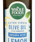 Whole Foods Market, Extra Virgin Olive Oil, Greek Infused with Lemon & Mediterranean Herbs, 8.45 Fl Oz