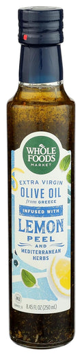 Whole Foods Market, Extra Virgin Olive Oil, Greek Infused with Lemon & Mediterranean Herbs, 8.45 Fl Oz