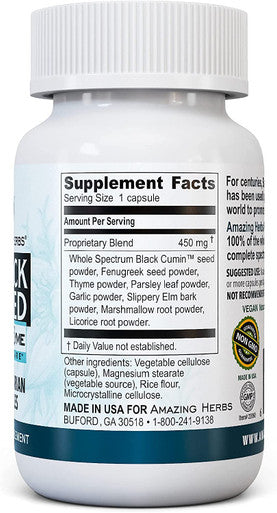 Black Seed Fenuzyme Bronc-Care - 60 caps