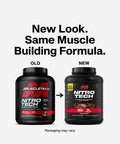 Muscletech Whey Protein Powder Nitro-Tech Ultimate Muscle Building Formula with Whey Protein Isolate & Peptides - 30g of Protein, 3g of Creatine & 6.8g of BCAA(Milk Chocolate, 4 Pound)