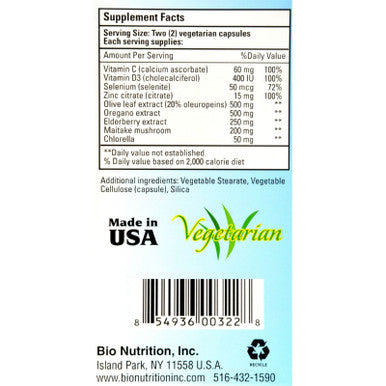 Bio Nutrition, Immune Wellness, 60 Veggie Capsules