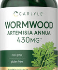 Carlyle Wormwood Capsules 430mg | Artemisia Annua Herb | 200 Count | Non-GMO & Gluten Supplement