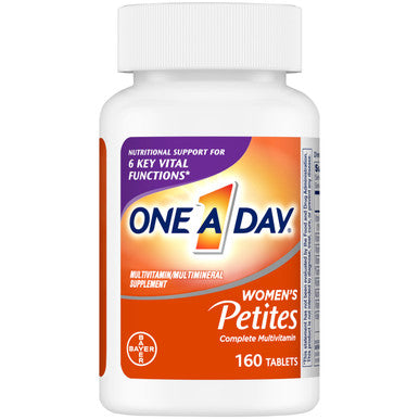 One A Day Women s Petites Multivitamin Supplement 160 count