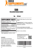 Bulksupplements.Com Essential Amino Acids Powder Eaa Powder Essential Amino Acids Supplement Eaas Amino Acids Powder Unflavored and Gluten Free 10G Per Serving 1Kg (2.2 Lbs)