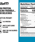 JYM Supplement Science Protein Bar Chocolate Chip Cookie Dough Macro Friendly Guilt Free Snack For Men & Women