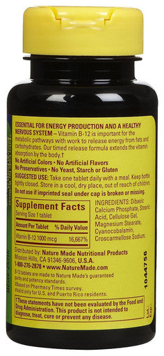 Nature Made Nature Made Vitamin B-12 1000 Mg 75 Ct