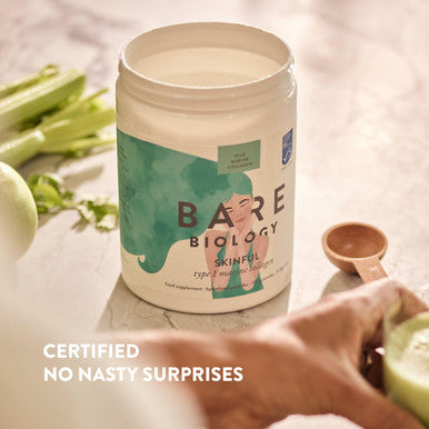 Bare Biology Skinful Pure Marine Collagen Powder, 300g 60 Servings
