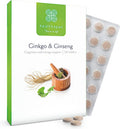 Healthspan Ginkgo & Ginseng | 120 Tablets | Ginkgo Biloba | Panax Ginseng Extracts | Iodine | Vitamin B3 | Vitamin B5 | Vegan