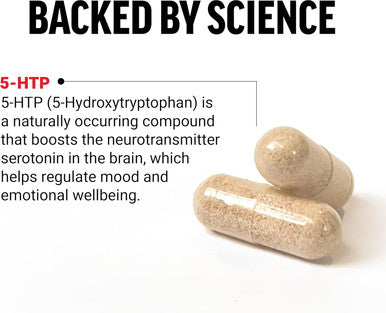 Force Factor 5HTP Sleep Aid and Mood Support Supplement Extra Strength 5 HTP Natural Sleep Supplement for Adults to Support Calm and Stress Balance Vegan Non-GMO 120 Capsules