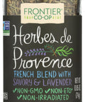 Frontier Co-op Herbes De Provence, 0.85 Ounce | French Blend of Aromatic Savory, Thyme, Rosemary, Basil Tarragon & Lavender