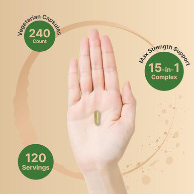 Naturebell Liver Cleanse Detox & Repair, 240 Veggie Capsules Milk Thistle, Dandelion Root, Artichoke, Turmeric, Black Currant Oil & More In 15-In-1 Formula Herbal Liver Support Supplement