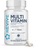 Revive MD MultiVitamin Supplement for Men and Women Comprehensive Multivitamin Supports Energy Immunity and Overall Health with Essential Vitamins NAC Zinc Magnesium and More 60 Capsules