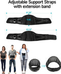 Heating Pad For Back Alljoy Cordless Lower Back Massager With Heat, Birthday Christmas Gifts For Dad Men Women Mom, 3 Heating Levels & 5 Massage Mode, 30Mins Auto-Off, 53Inch