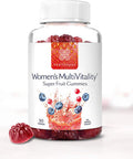 Healthspan Women's Multivitamin Super Fruit Gummies | 90 Gummies | with Vitamin C & Vitamin D3 | Essential Micronutrients | Added Folic Acid | Biotin | Boosts Immunity | No Added Sugar