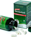 Dermatrol Rich Source of Antioxidants Resveratrol & Zinc Supplements For Men & Women Helps Maintain Skin Hair & Nails & Overall Immune System NON GMO 30 Veg Caps Greeniche